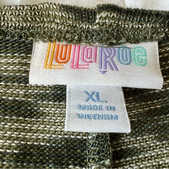 2/$30 LuLaRoe Long Length Open Cardigan Kimono Green SZ XL - Picture 6 of 12